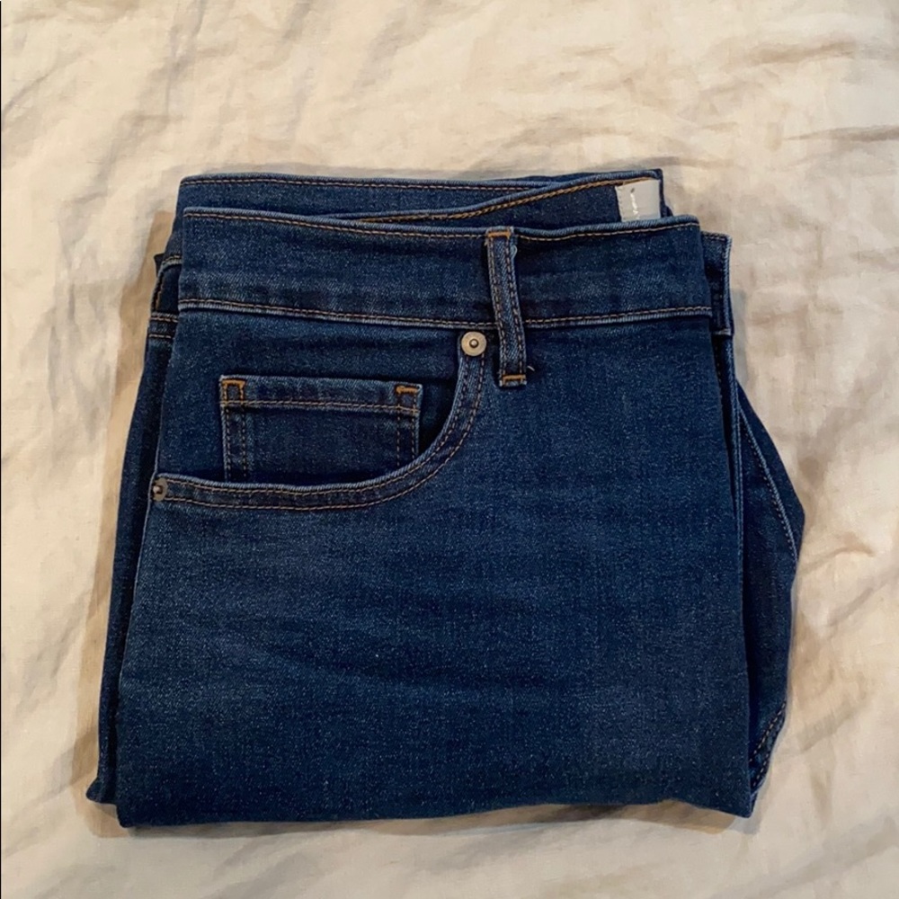 Everlane Stretch High-Rise Skinny Ankle Jeans